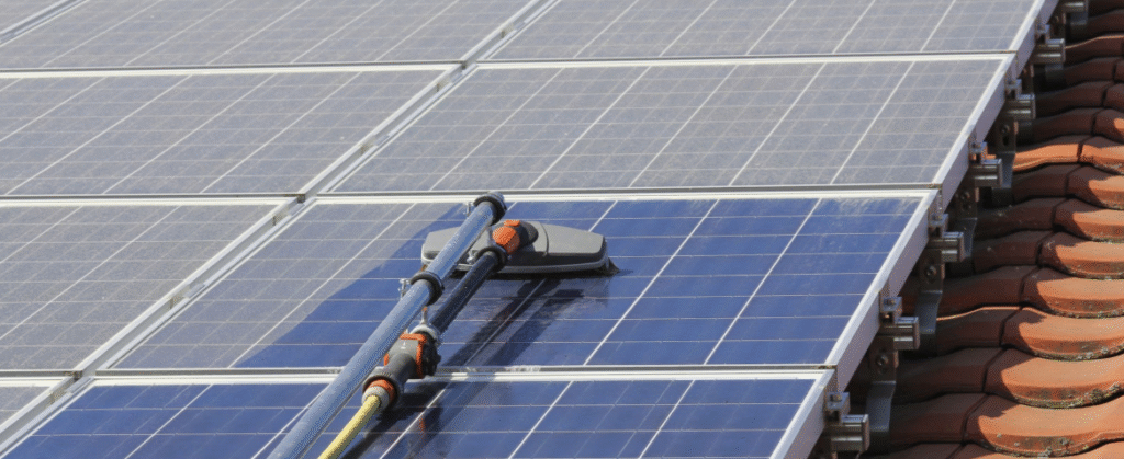 Limpieza paneles solares